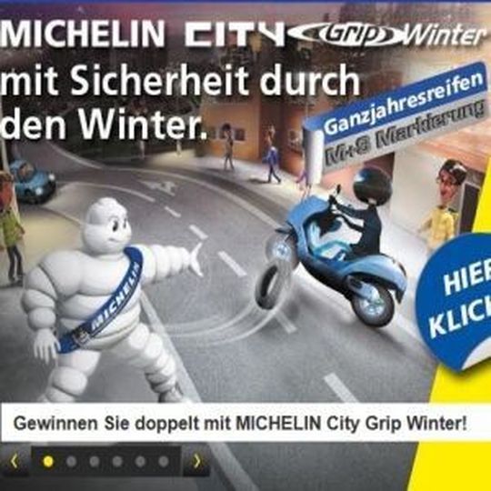 Ab heute kann man sich beim Kauf von Michelin Winterreifen einen zehn Euro Tankgutschein sichern. Ab heute kann man sich beim Kauf von Michelin Winterreifen einen zehn Euro Tankgutschein sichern.