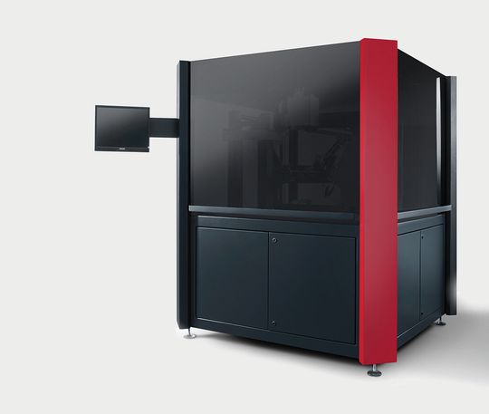 «Sylas», die erste 3D-Laserpolieranlage der Welt: Aussenansicht der neuen Zelle von Unitechnologies. «Sylas», die erste 3D-Laserpolieranlage der Welt: Aussenansicht der neuen Zelle von Unitechnologies.