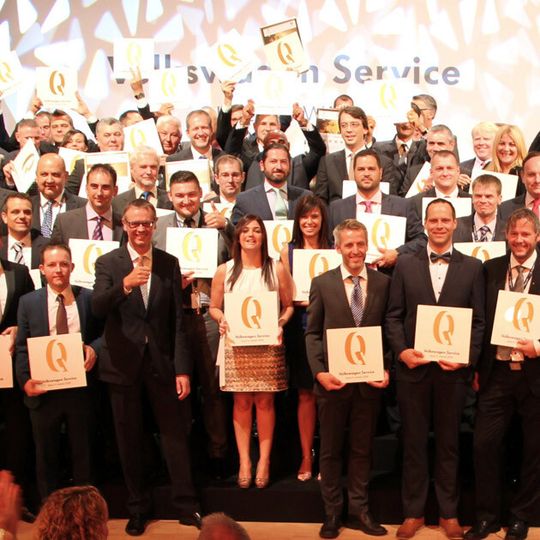 100 Händler haben den „Volkswagen Service Quality Award“ erhalten.