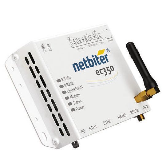 Das Netbiter-Gateway EasyConnect EC350 unterstützt die neue Funktion “Netbiter Remote Access“. Das Netbiter-Gateway EasyConnect EC350 unterstützt die neue Funktion “Netbiter Remote Access“.