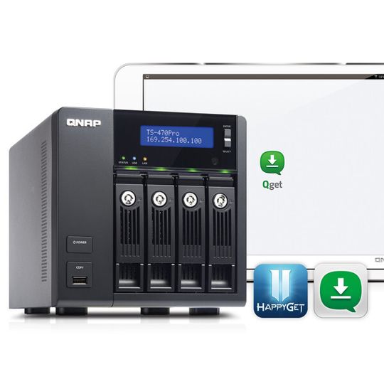 Qnaps Turbo NAS lässt sich nun auch per Android-App steuern. Qnaps Turbo NAS lässt sich nun auch per Android-App steuern.