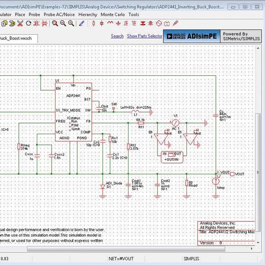 Simulationswerkzeug ADIsimPE zum schnellen Simulieren mit SIMetrix/SIMPLIS Simulationswerkzeug ADIsimPE zum schnellen Simulieren mit SIMetrix/SIMPLIS