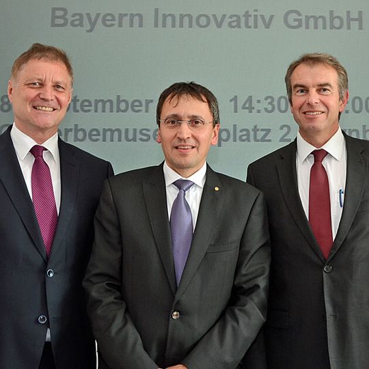 v.l.n.r.: Dr. Hans Schleicher, Prof. Dr. Werner Klaffke und Dr. Markus Eder. v.l.n.r.: Dr. Hans Schleicher, Prof. Dr. Werner Klaffke und Dr. Markus Eder.