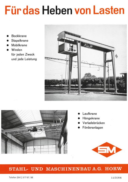 Auszug aus einem Verkaufsprospekt aus dem Jahr 1960. Auszug aus einem Verkaufsprospekt aus dem Jahr 1960.