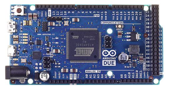 Arduino Due: Leistungsfähige Mikrocontroller-Platine auf der Basis der Cortex-M3-CPU SAM3X8E von Atmel Arduino Due: Leistungsfähige Mikrocontroller-Platine auf der Basis der Cortex-M3-CPU SAM3X8E von Atmel