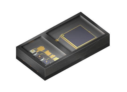 Optischer Sensor: Der SFH 7050 misst in mobilen Geräten die Herzfrequenz und den Puls. Im Sensor verbaut sind drei Emitter im grünen, roten und infraroten Wellenlängenbereich. Optischer Sensor: Der SFH 7050 misst in mobilen Geräten die Herzfrequenz und den Puls. Im Sensor verbaut sind drei Emitter im grünen, roten und infraroten Wellenlängenbereich.