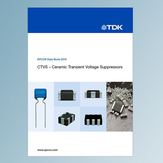 Das neu überarbeitete Datenbuch zu EPCOS Ceramic Transient Voltage Suppressors (CTVS) beinhaltet das erweiterte Produktspektrum an Vielschicht-Varistoren (MLV), ESD/EMI-Filtern, CeraDiode-Bauelementen sowie bedrahteten Überspannungsbegrenzern und Entstörfiltern der SHCV-Serie. Das neu überarbeitete Datenbuch zu EPCOS Ceramic Transient Voltage Suppressors (CTVS) beinhaltet das erweiterte Produktspektrum an Vielschicht-Varistoren (MLV), ESD/EMI-Filtern, CeraDiode-Bauelementen sowie bedrahteten Überspannungsbegrenzern und Entstörfiltern der SHCV-Serie.