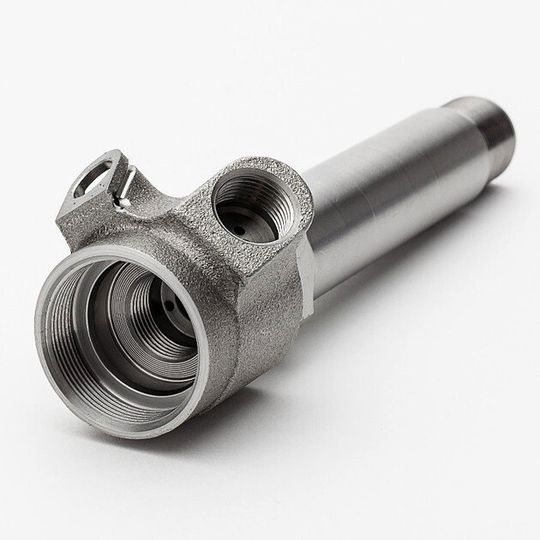 Beispiel für einen Injektor aus dem neu entwickelten Stahl 16MnCr5 mod (H2) von Hirschvogel. Beispiel für einen Injektor aus dem neu entwickelten Stahl 16MnCr5 mod (H2) von Hirschvogel.