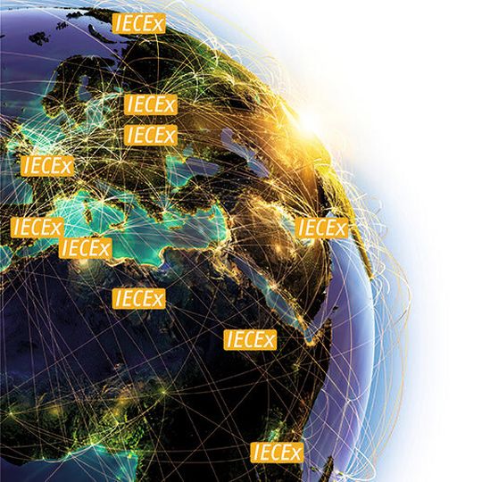 The IECEx system has set itself the task to harmonize the guidelines of explosion protection around the world. The IECEx system has set itself the task to harmonize the guidelines of explosion protection around the world.