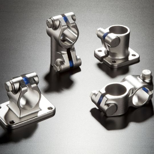 Robust Clamps aus Edelstahl ermöglichen korrosionsfeste Konstruktionen im Apparate- und Anlagenbau der chemischen Industrie. Robust Clamps aus Edelstahl ermöglichen korrosionsfeste Konstruktionen im Apparate- und Anlagenbau der chemischen Industrie.