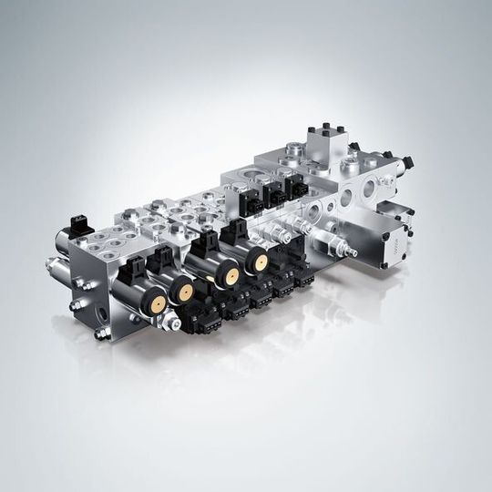 Ventilblock von Hawe Hydraulik für Harvester-Aggregate. Ventilblock von Hawe Hydraulik für Harvester-Aggregate.