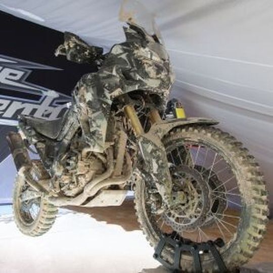 Statt Africa Twin - der Honda Prototyp „True Adventure“. Statt Africa Twin - der Honda Prototyp „True Adventure“.