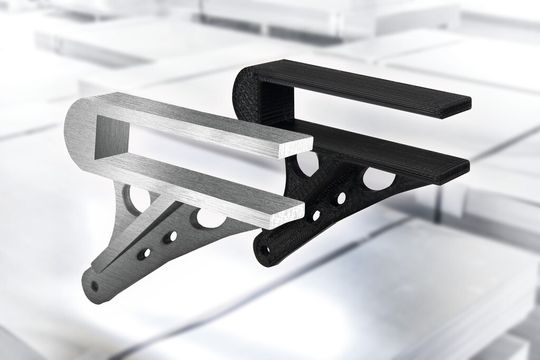 Aus PLA oder ABS gedruckte Bauteile lassen sich verkupfern und vernickeln.