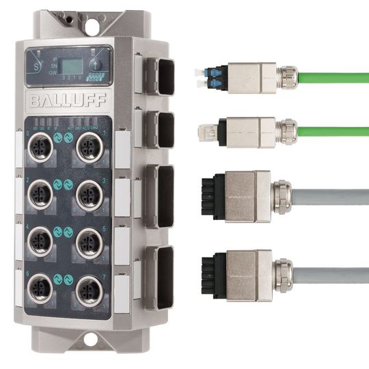 Profinet IO-Link-Mastermodul mit Push-Pull-Anschlusstechnik. Profinet IO-Link-Mastermodul mit Push-Pull-Anschlusstechnik.