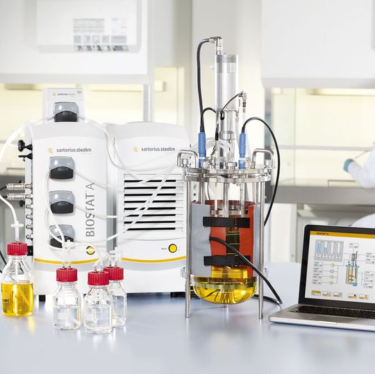 Biostat A ist ein Bioreaktor für den Einstieg in die Zellkultur und Fermentation Biostat A ist ein Bioreaktor für den Einstieg in die Zellkultur und Fermentation
