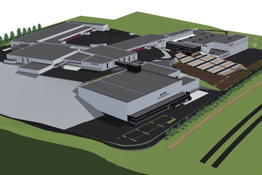 Asko-Logistikzentrum (im Bau): Alle Funktionsbereiche sind effizient vernetzt und durch ein Witron-LVS gesteuert. Die Mechanikkomponenten kommen von der Witron-Tochter FAS. Asko-Logistikzentrum (im Bau): Alle Funktionsbereiche sind effizient vernetzt und durch ein Witron-LVS gesteuert. Die Mechanikkomponenten kommen von der Witron-Tochter FAS.