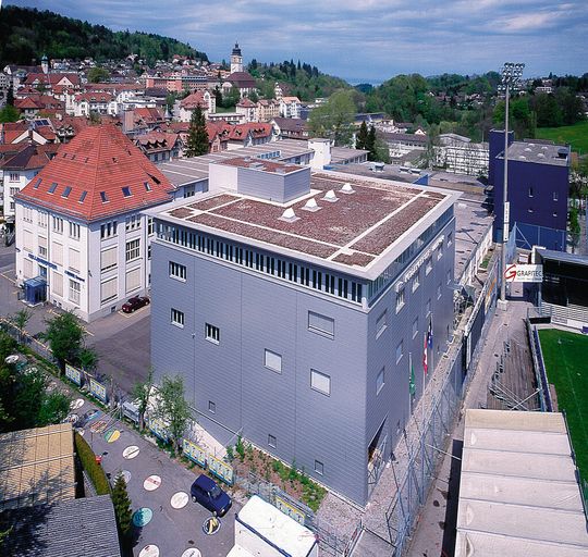 Lieu de production de rectifieuses à Saint-Gall.