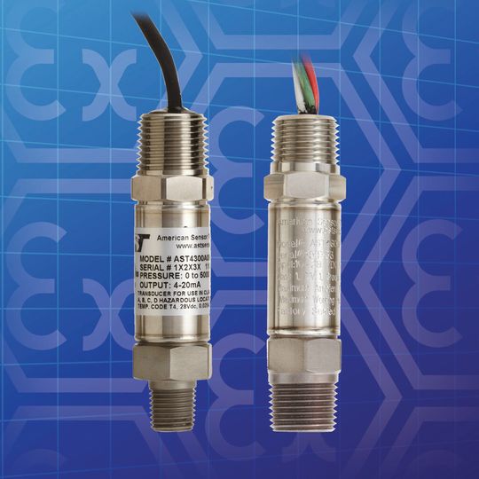 American Sensor Technologies Achieves ATEX Certification for Explosion Proof / Non-Incendive Pressure Transmitters American Sensor Technologies Achieves ATEX Certification for Explosion Proof / Non-Incendive Pressure Transmitters