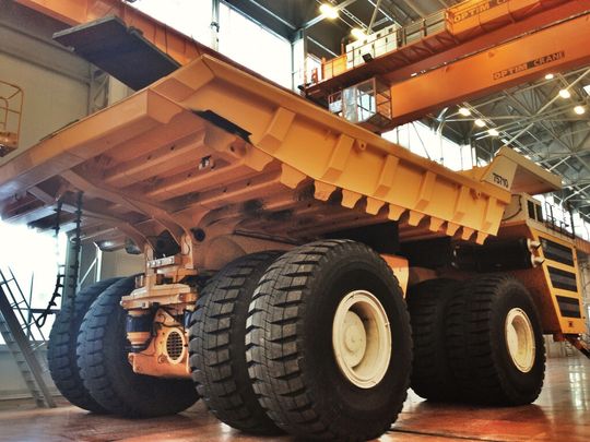 Könnte einen Airbus A380 transportieren: BelAZ 75710