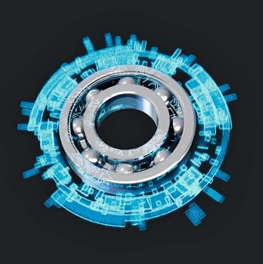 Bild 1: Integrierte Sensoren messen Drehzahlen, Temperaturen, Schwingungen, die Akustik sowie die Schmierbedingungen.