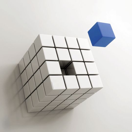 Testen im Verbund: Der große Würfel repräsentiert ein Subsystem, das sich wiederum aus Modulen (den kleineren Würfeln) zusammensetzt. Die Module werden im Verbund getestet. Testen im Verbund: Der große Würfel repräsentiert ein Subsystem, das sich wiederum aus Modulen (den kleineren Würfeln) zusammensetzt. Die Module werden im Verbund getestet.