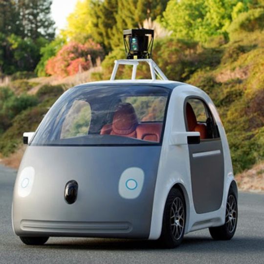 So stellt sich Google das autonome Auto der Zukunft vor. So stellt sich Google das autonome Auto der Zukunft vor.