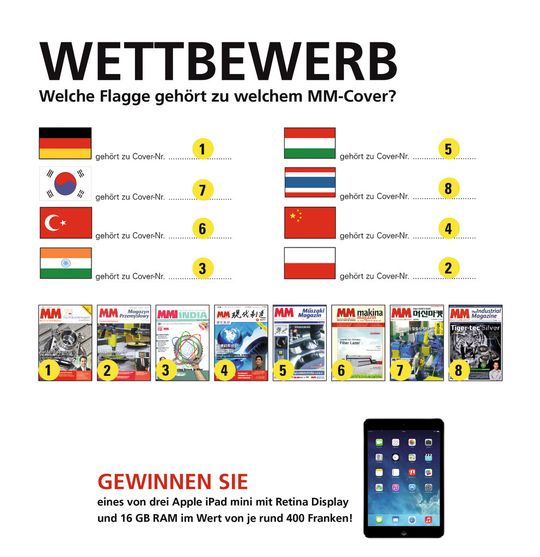 Die drei Gewinner des SMM/MSM-Wettbewerbs konnten die Hefte den richtigen Ländern zuordnen. Die drei Gewinner des SMM/MSM-Wettbewerbs konnten die Hefte den richtigen Ländern zuordnen.