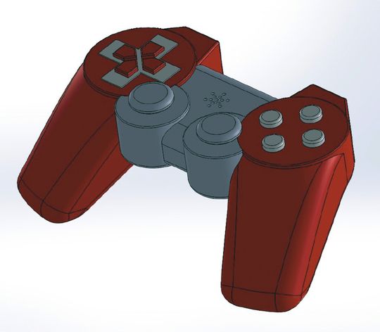 Aufgabe der Formenbauer war es, einen Controller für eine Spielkonsole zu fertigen. Aufgabe der Formenbauer war es, einen Controller für eine Spielkonsole zu fertigen.