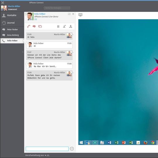 Die Unified-Communications-Lösung Xphone Connect soll ab Frühjahr 2015 verfügbar sein. Die Unified-Communications-Lösung Xphone Connect soll ab Frühjahr 2015 verfügbar sein.