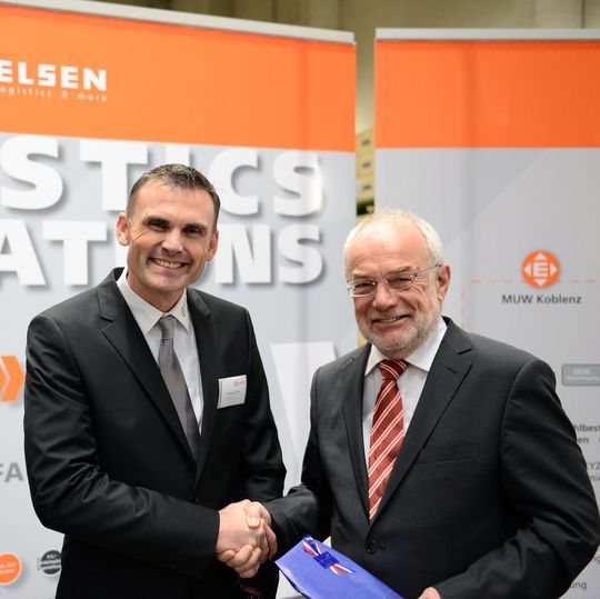 Thomas Klein (links), CEO der Unternehmensgruppe Elsen, und Nikolaus Roth, Oberbürgermeister von Neuwied. Thomas Klein (links), CEO der Unternehmensgruppe Elsen, und Nikolaus Roth, Oberbürgermeister von Neuwied.