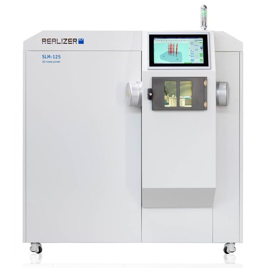 Die neue SLM125 ist vom Design her an die bestehende Desktop-Maschine SLM50 angelegt.