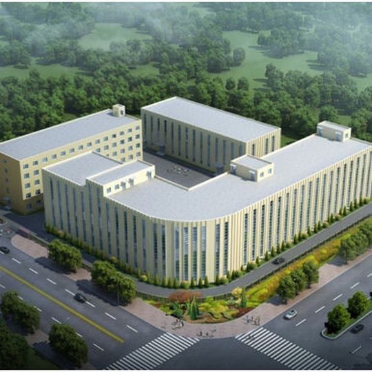 Computermodell des neuen Jumo-Firmengebäudes in Dalian Computermodell des neuen Jumo-Firmengebäudes in Dalian