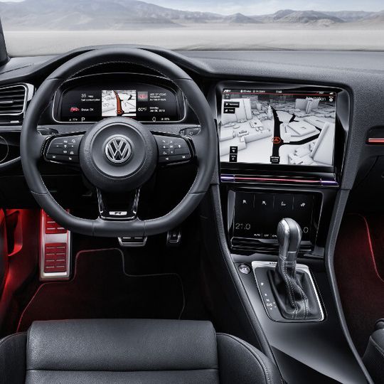 Im VW der Zukunft sollen die Bedienelemente mit Gesten gesteuert werden. Im VW der Zukunft sollen die Bedienelemente mit Gesten gesteuert werden.