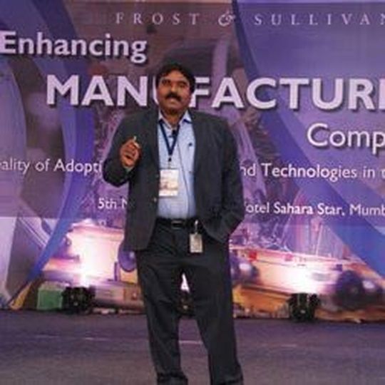 Corporate Project Manager, Coca-Cola India, M Ramesh Babu making a presentation to the audience. Corporate Project Manager, Coca-Cola India, M Ramesh Babu making a presentation to the audience.