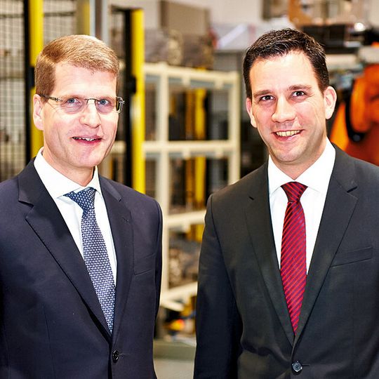 Die neue Führungsspitze bei KSM Castings: Franz Friedrich Butz (CEO) und Christoph Salentin (CFO). Die neue Führungsspitze bei KSM Castings: Franz Friedrich Butz (CEO) und Christoph Salentin (CFO).