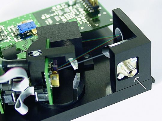 Das Innenleben des NIR-Spektrometers der SGS-Serie Das Innenleben des NIR-Spektrometers der SGS-Serie