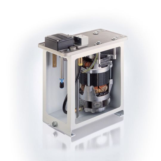 Das Kompakt-Pumpenaggregat Typ MPN ist mit einem Fördervolumen von bis zu 25 l/min und einem Füllvolumen von 100 Liter bestens für den Gewichtsausgleich geeignet.