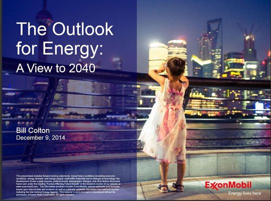 Exxon Mobile will take a look in the future of Energy consumption. Exxon Mobile will take a look in the future of Energy consumption.