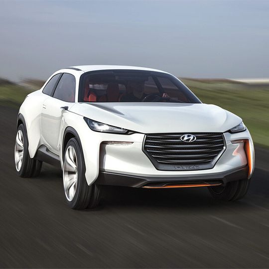 Mit dem Intrado will Hyundai 70 Prozent Gewicht sparen. Mit dem Intrado will Hyundai 70 Prozent Gewicht sparen.