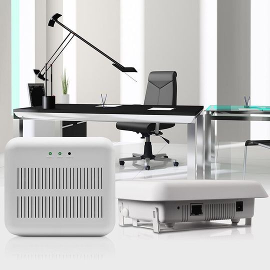 Der Access Point Bintec W1001n unterstützt die WLAN-Standards 802.11a/b/g/n und kann über PoE mit Strom versorgt werden. Der Access Point Bintec W1001n unterstützt die WLAN-Standards 802.11a/b/g/n und kann über PoE mit Strom versorgt werden.