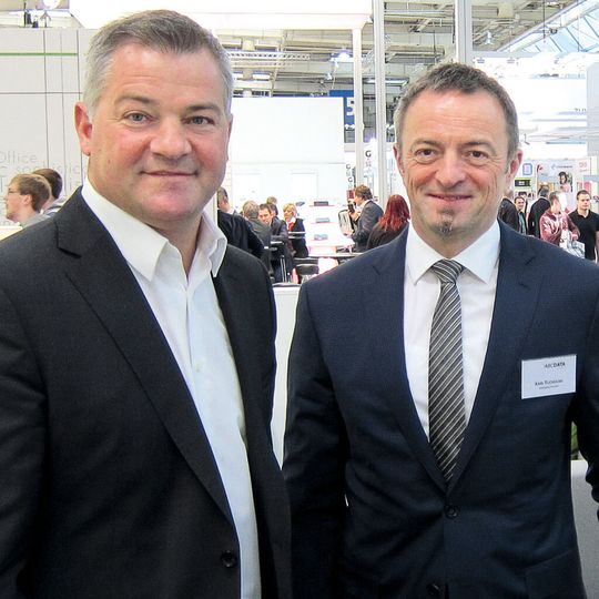 Marcus Hammann (l.), Director Sales bei ABC Data, und Deutschlandchef Karl Tucholski waren erst seit März für den polnischen Distributor tätig.