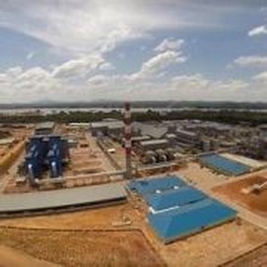View of the new chemical alumina plant View of the new chemical alumina plant