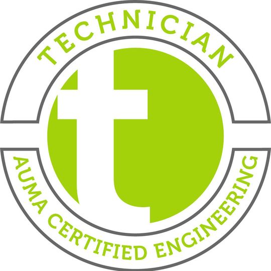 The Auma ACE Certified Technician logo The Auma ACE Certified Technician logo