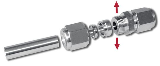 Mit den CLC-Anschlüssen von Schwer können viele Ventile, Kompakt-Kugelhähne, Filter etc. ausgestattet werden, bei denen radiale Montier- und Demontierbarkeit ohne axiale Verschiebung der Rohrleitung eine große Rolle spielen.