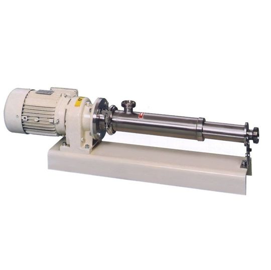 Die Pumpe ist in Lebensmittelausführung auch mit Milchgewinde verfügbar. Die Pumpe ist in Lebensmittelausführung auch mit Milchgewinde verfügbar.