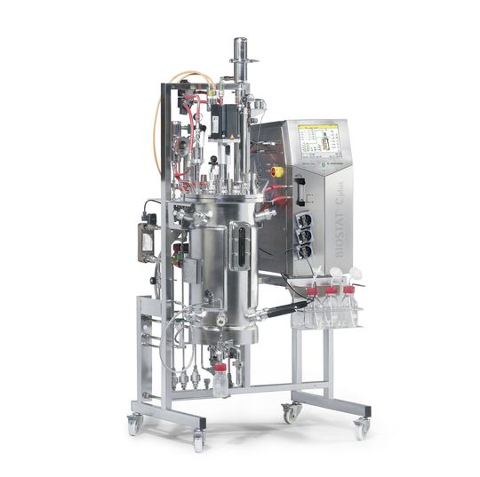 Der Laborfermenter Biostat Cplus ist modular aufgebaut und kann individuell für die Bedürfnisse der Anwender konfiguriert werden. Der Laborfermenter Biostat Cplus ist modular aufgebaut und kann individuell für die Bedürfnisse der Anwender konfiguriert werden.