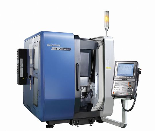 Doosan introduces the FM 200/5AX Linear full 5-axis machining center Doosan introduces the FM 200/5AX Linear full 5-axis machining center