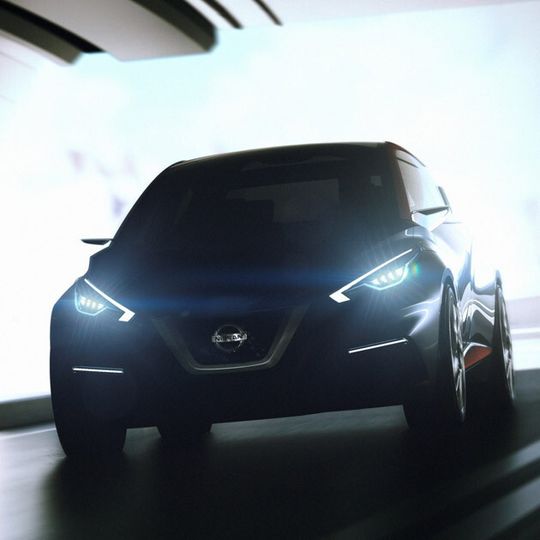 Die Studie Sway zeigt in Genf, wie der neue Nissan Micra aussehen könnte. Die Studie Sway zeigt in Genf, wie der neue Nissan Micra aussehen könnte.