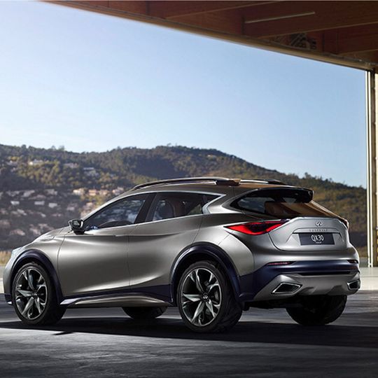 Das Konzeptauto QX30 weist auf eine SUV-Version des Q30 hin, die im Laufe des Jahres 2016 auf den Markt kommen soll. Das Konzeptauto QX30 weist auf eine SUV-Version des Q30 hin, die im Laufe des Jahres 2016 auf den Markt kommen soll.