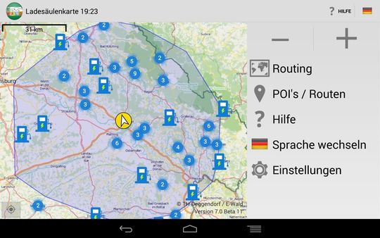 Optimiertes Reichweitenmodell der TH-Deggendorf: Über eine App erhalten Nutzer von Elektrofahrzeugen künftig deutlich genauere Daten zur maximalen Reichweite ihres Fahrzeugs. Optimiertes Reichweitenmodell der TH-Deggendorf: Über eine App erhalten Nutzer von Elektrofahrzeugen künftig deutlich genauere Daten zur maximalen Reichweite ihres Fahrzeugs.